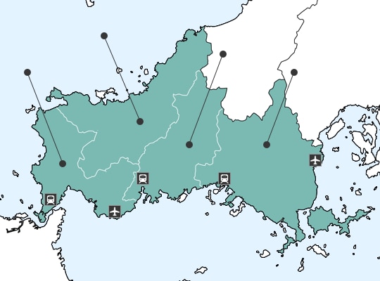 新山口駅周辺の地図