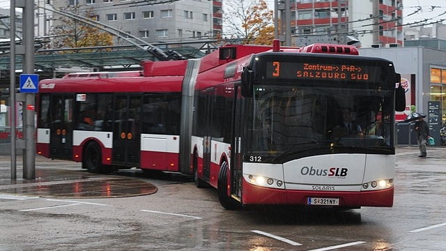 ザルツブルクの主な交通手段