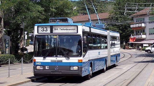 チューリッヒの主な交通手段