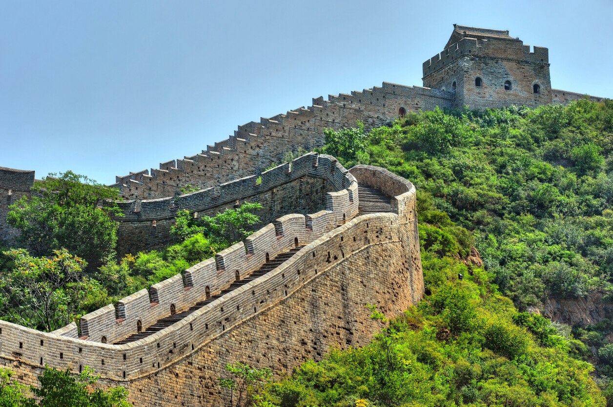 中國大陸主要旅遊景點和世界遺產