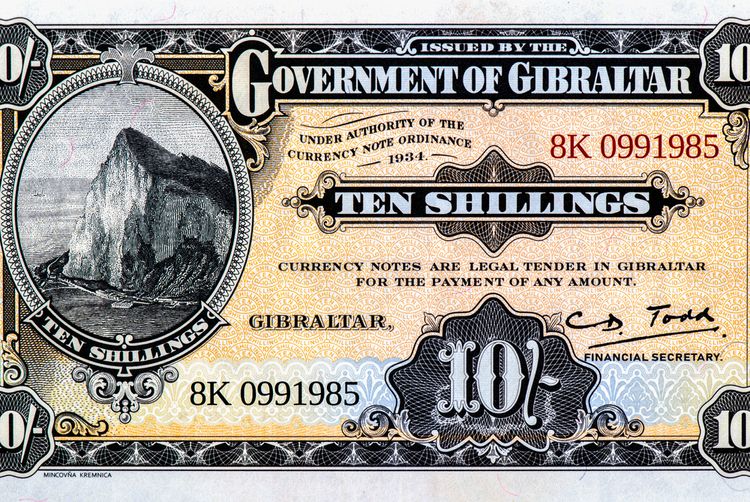 ジブラルタルの通貨とチップ