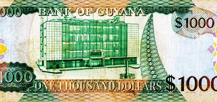 Guyana - Currency at Tipping