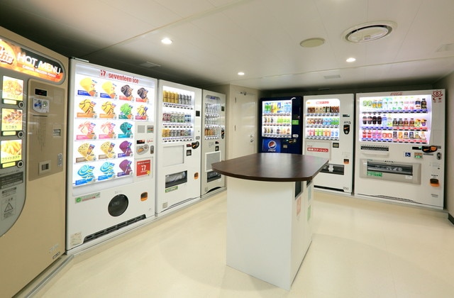 フェリーきたきゅうしゅうⅡ 自販機コーナー