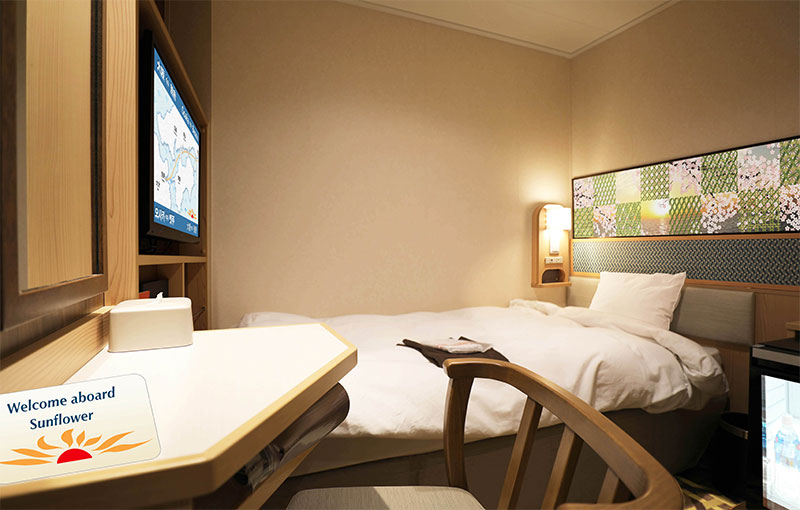 さんふらわあ　むらさきの客室 スーペリアシングル