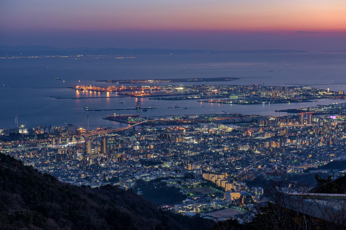 神戸港 六甲山天覧台