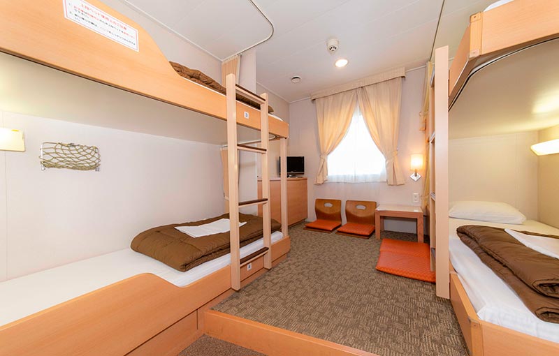 さんふらわあ　ぱーるの客室 スタンダード（4名部屋）