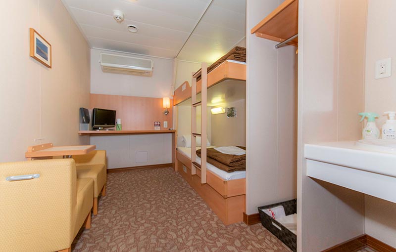 さんふらわあ　ぱーるの客室 スタンダード（2名部屋）