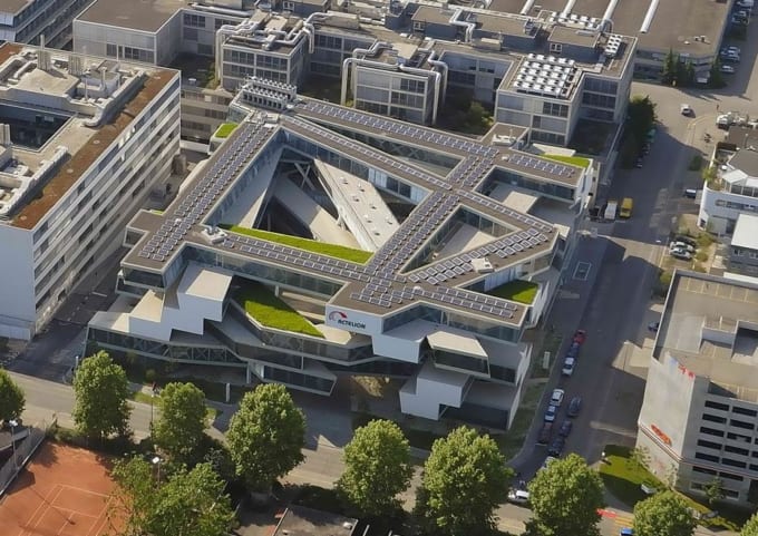 バーゼルのアクテリオン・ビジネス・センター（アクテリオン本社）