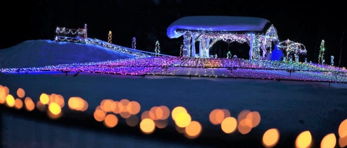 まほら岩手「氷の世界」イルミネーション