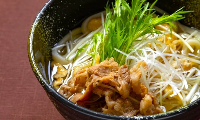 天然温泉 浪華の湯 ドーミーイン大阪谷町の朝食「はりはりうどん」