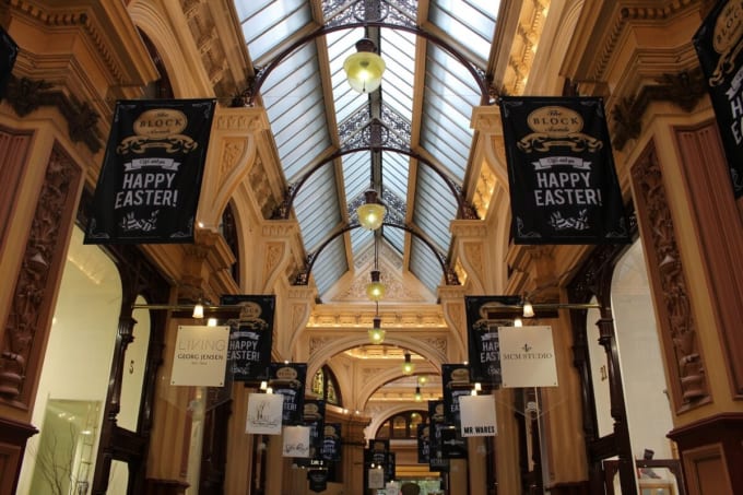 メルボルン　ブロックアーケード