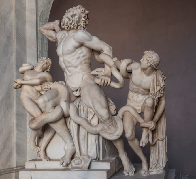 ピオ・クレメンティーノ美術館（バチカン美術館）ラオコーン