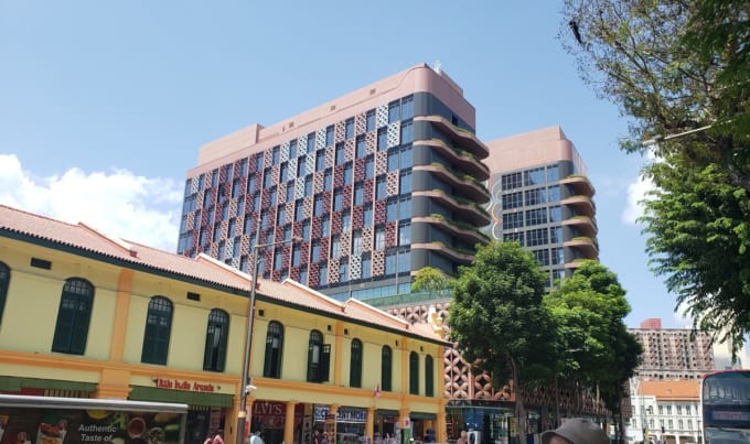 リトルインディアの街並み