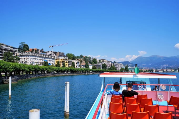 ルガーノ湖クルーズ遊覧船