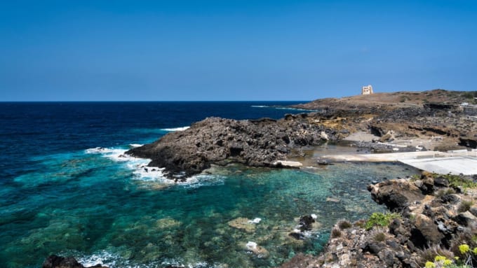 ウスティカ島（イタリア）