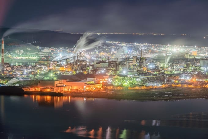 室蘭市　工場夜景