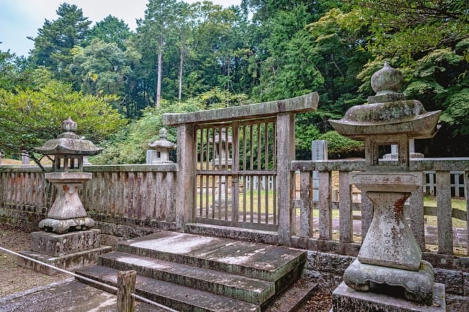 萩藩主毛利家墓所