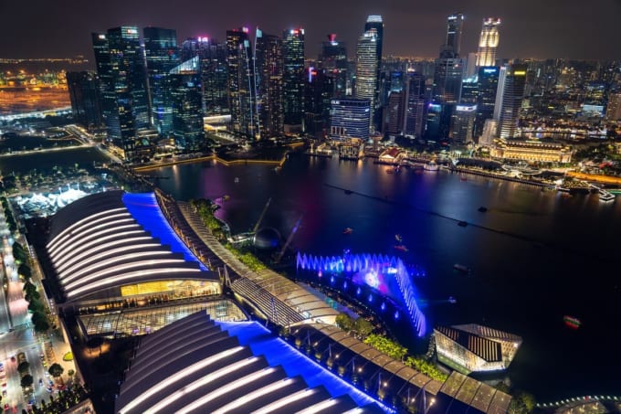 サンズ スカイパーク展望デッキ