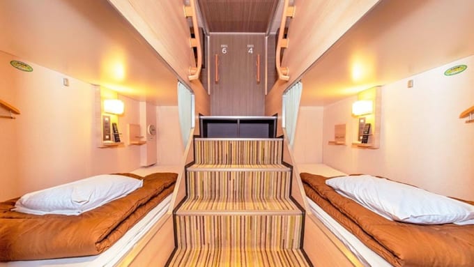 商船三井さんふらわあの「神戸→大分航路」の客室（プライベートベッド）