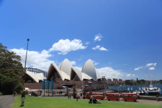 シドニー王立植物園とオペラハウス