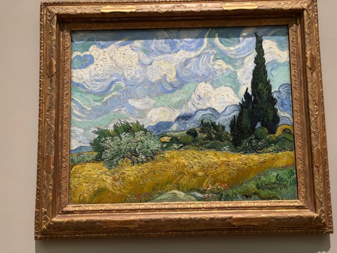 メトロポリタン美術館　ゴッホ「糸杉」