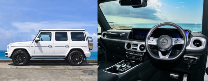 メルセデスベンツ・G350d AMGラインの車内