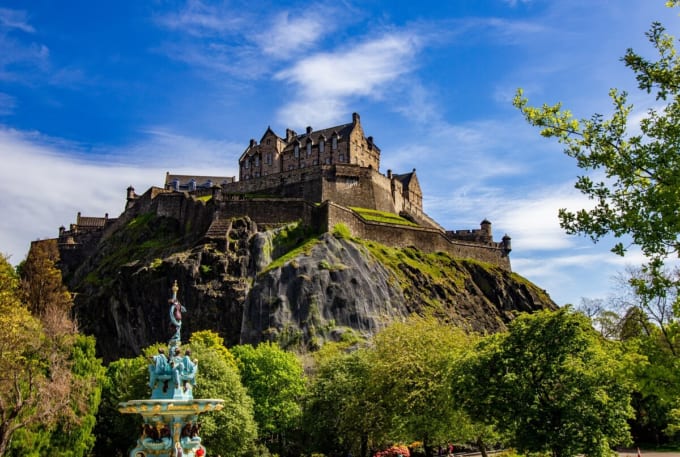 エディンバラ城（スコットランド）