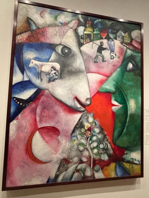 マルク・シャガール『私と村』ニューヨーク近代美術館「MoMA」
