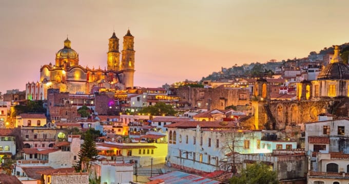 メキシコシティの夜景