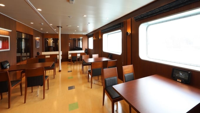 【東京九州フェリー】食事ができるレストラン　はまゆう／それいゆ