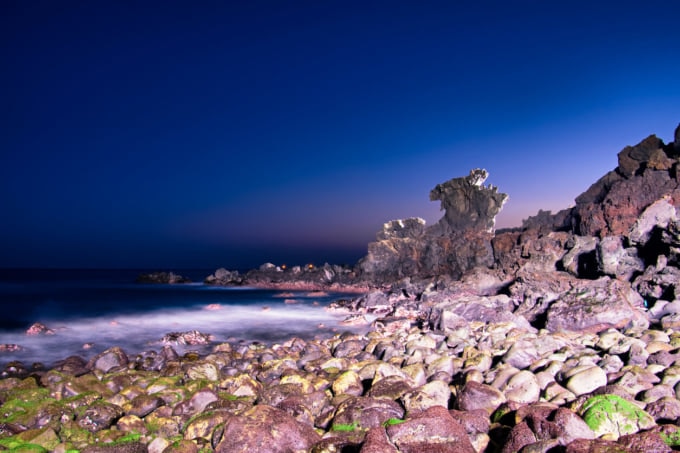 済州島　龍頭岩