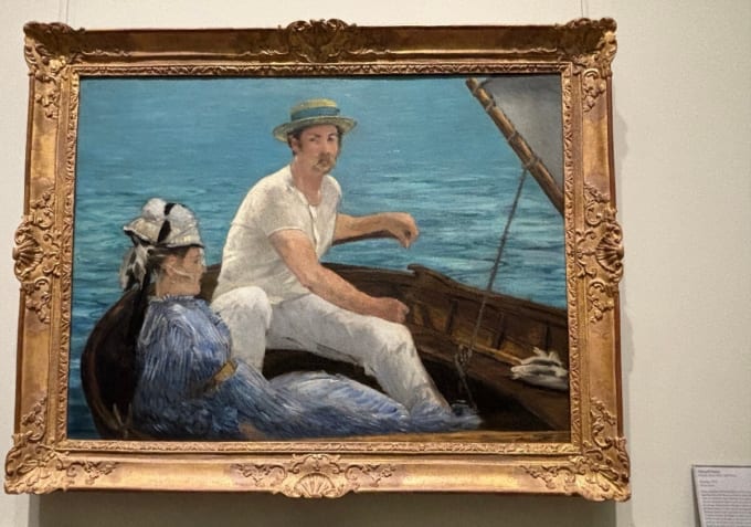 メトロポリタン美術館『ボート遊び』エドゥアール・マネ