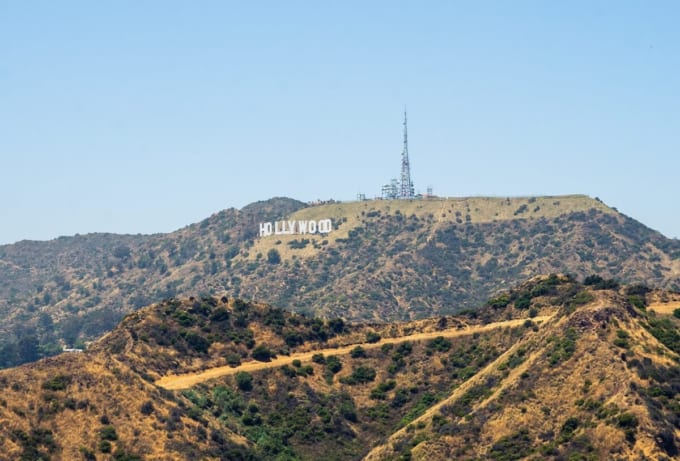ハリウッドサイン（グリフィス天文台からの眺望）
