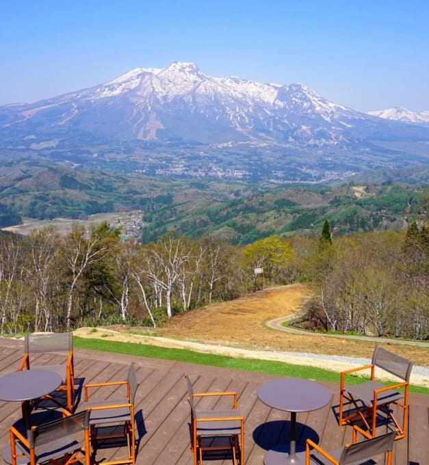 斑尾高原「野尻湖テラス」