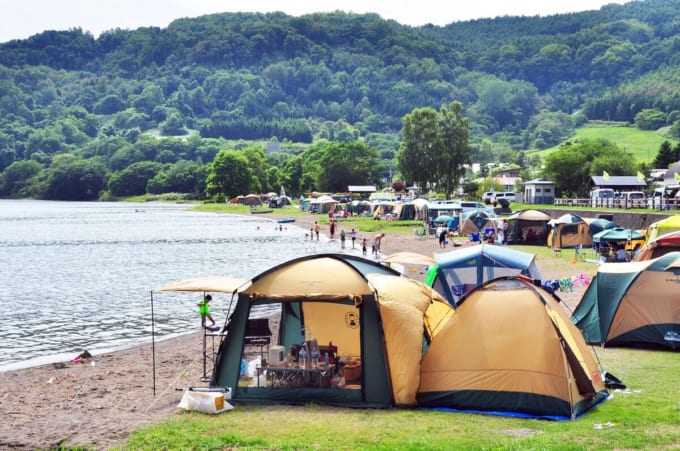 洞爺湖畔　キャンプ場