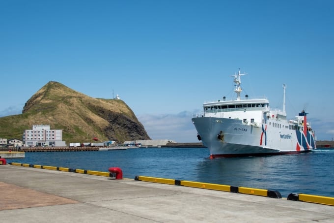 ハートランドフェリーと鴛泊港