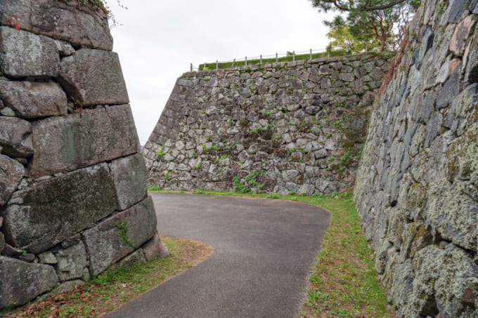 佐賀城の石垣