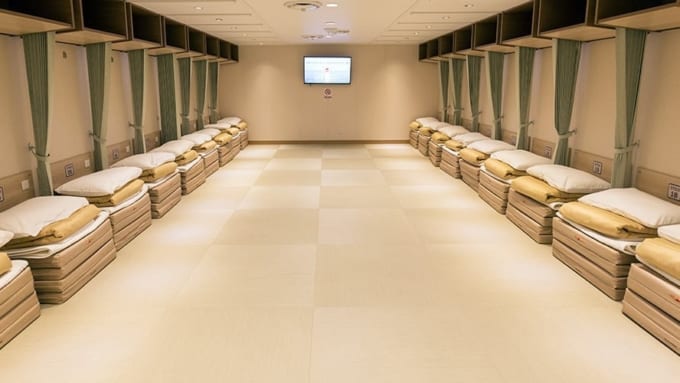 商船三井さんふらわあの客室（大部屋・ツーリスト）