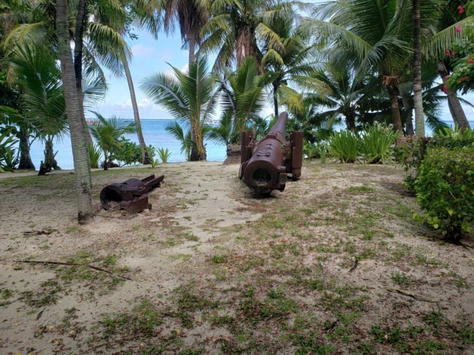 旧日本軍の大砲