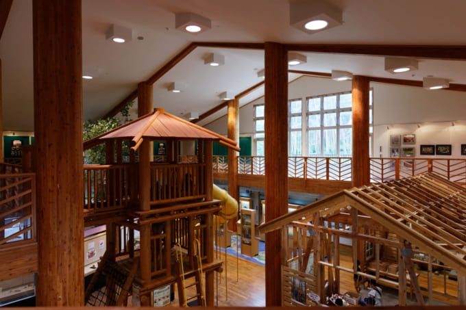 岩手県県民の森 森林ふれあい学習館フォレストアイ