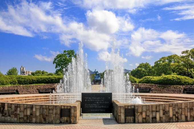 平和公園「平和の泉」（長崎県長崎市）