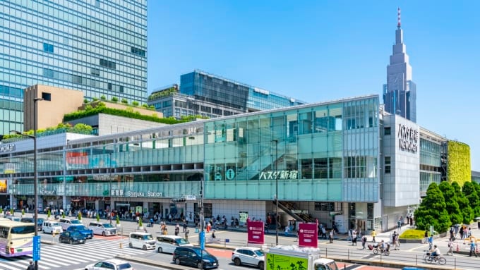 新宿駅にあるバスタ新宿