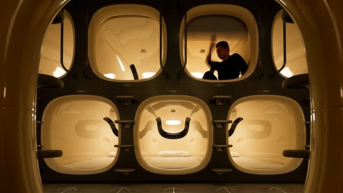 ナインアワーズ水道橋スリープラボの客室