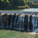 大分県豊後大野市にある沈堕の滝