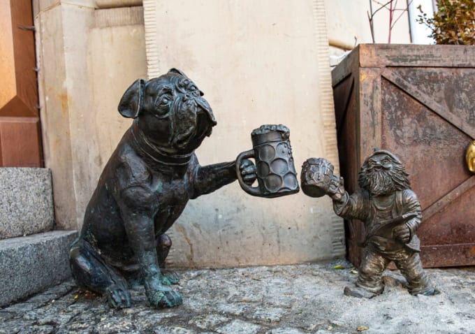 ヴロツワフの小さな小人（ドワーフ）