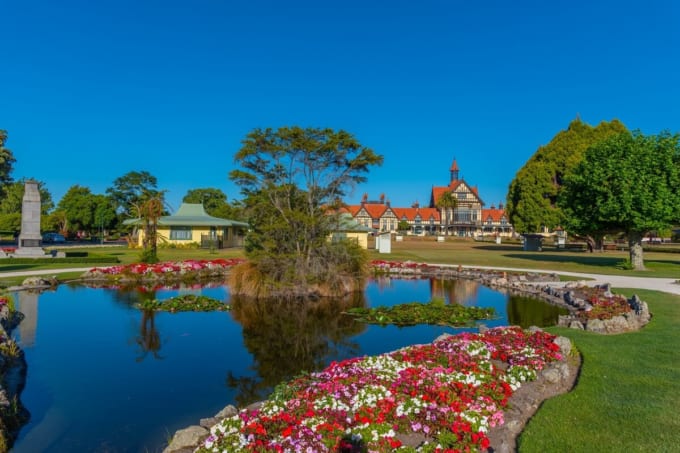 ガバメント・ガーデン（ロトルア博物館）