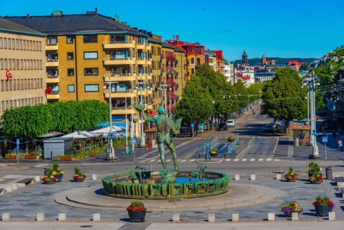 クングスポルトアヴェニーン大通り（ヨーテボリ）