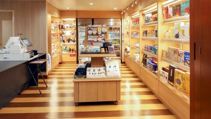 東京九州フェリーの船内にあるショップ