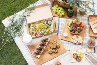 空と月・木・風を感じる3つのエリアでリフレッシュできる