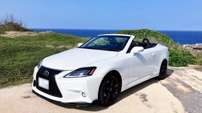 レクサス ISコンバーチブル　CLASS THE RENTAL 宮古島店